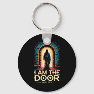 I Am The Door Christian Streetwear Aesthetic Jesus Keychain