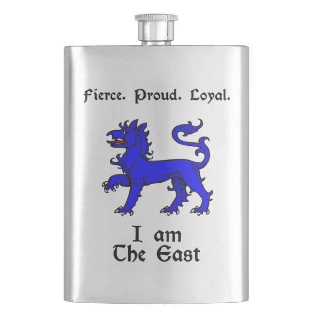 I am The East Flask (Front)