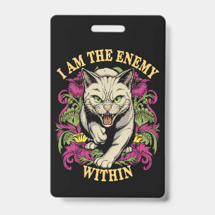 I Am The Enemy Within Harris Walz 2024 Badge