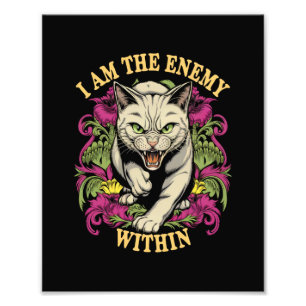 I Am The Enemy Within Harris Walz 2024 Photo Print
