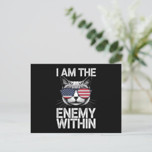 I Am The Enemy Within Kamala Harris 2024  Postcard