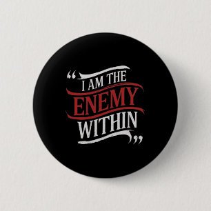 I Am The Enemy Within Kamala Harris Vs Trump 2024 2 Inch Round Button