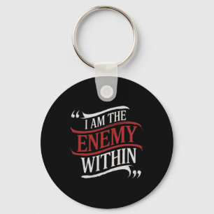 I Am The Enemy Within Kamala Harris Vs Trump 2024 Keychain