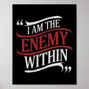 I Am The Enemy Within Kamala Harris Vs Trump 2024 Poster