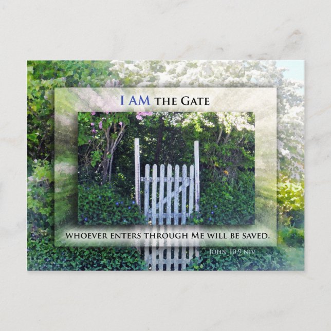 I AM the Gate Postcard (Front)