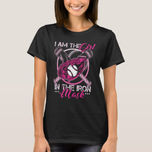 I Am The Girl With Iron Mask Softball Catcher T-Shirt