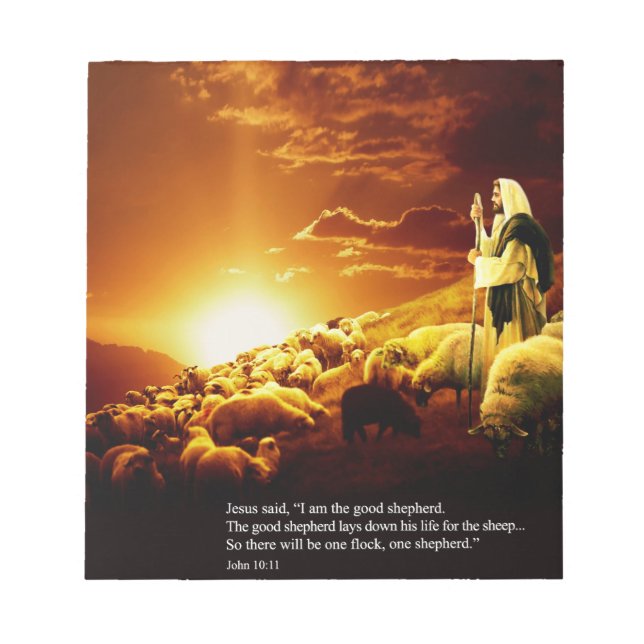“I am the good shepherd... Notepad (Front)
