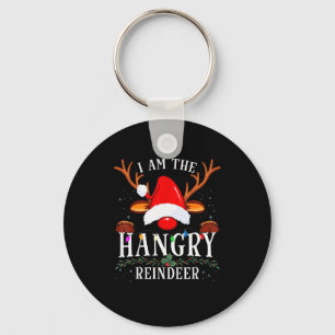 I Am The Hangry Reindeer Christmas Family  Keychain