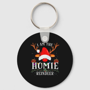 I Am The Homie Reindeer Christmas Family Keychain