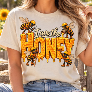 I Am the Honey Bee Funny Beekeeper Humour T-Shirt