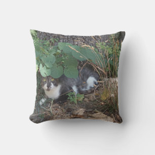 I am the invisible cat outdoor pillow