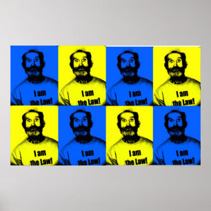 I AM THE LAW! POSTER