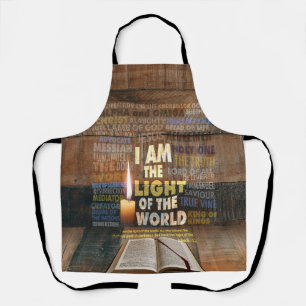 I am the Light of the World - John 8:12 Apron