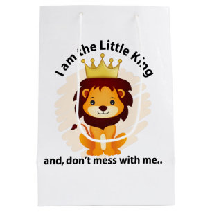 I am the little king medium gift bag