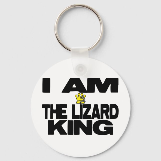 I Am The Lizard King Keychain (Front)