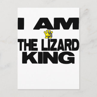 I Am The Lizard King Postcard