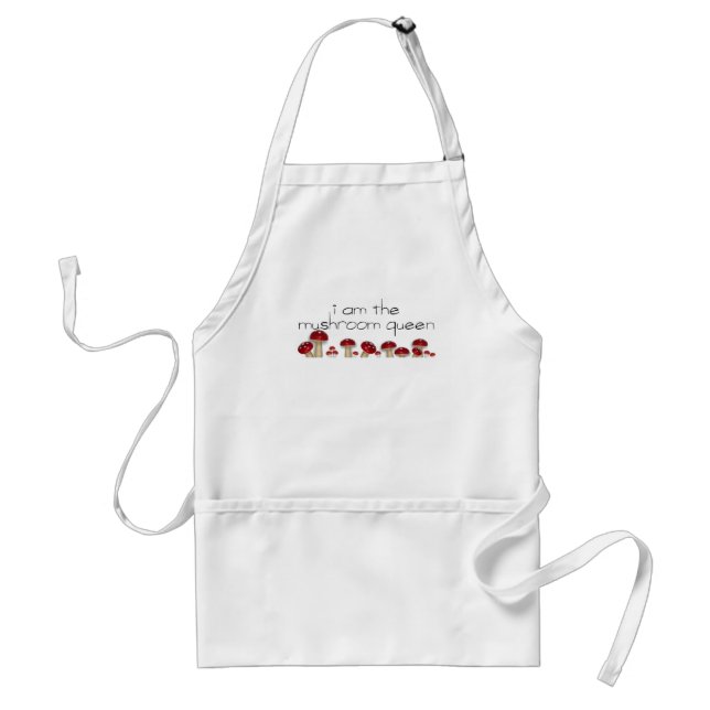 I Am The MushRoom Queen! Standard Apron (Front)