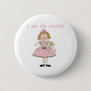 I am the Princess 2 Inch Round Button