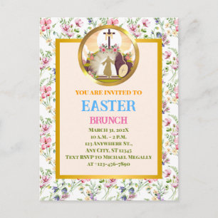 I am the resurrection and the life postcard