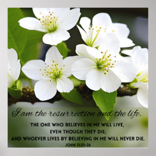 I Am The Resurrection And The Life Poster
