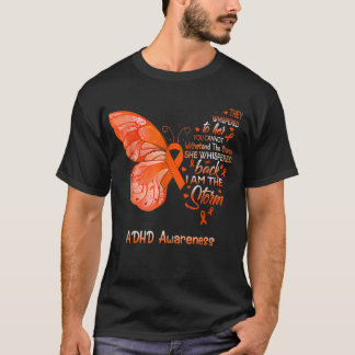 I Am The Storm ADHD Awareness Butterfly T-Shirt