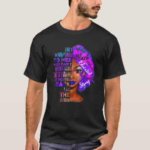 I Am The Storm African American Melanin Black Afro T-Shirt