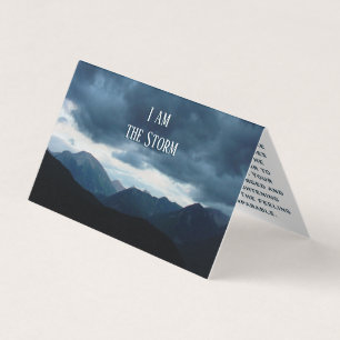 I Am The Storm Amazing Story Fun Card