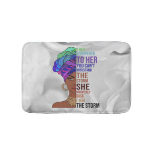 I AM THE STORM BATH MAT