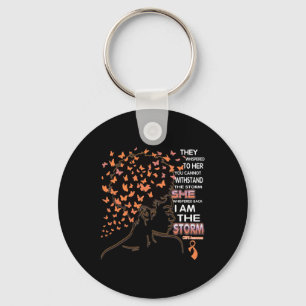 I Am The Storm Black Woman Crps Awareness  Keychain