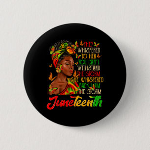 I Am The Storm Black Women Black History Month 2 Inch Round Button