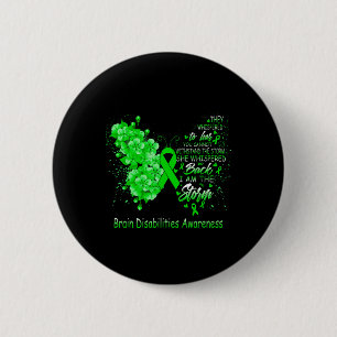 I Am The Storm Brain Disabilities Awareness Butter 2 Inch Round Button
