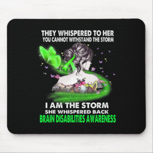 I Am The Storm Brain Disabilities Awareness Mouse Pad