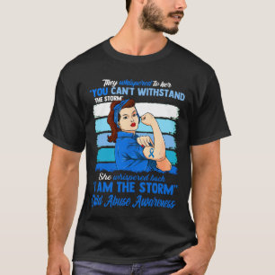 I Am The Storm CHILD ABUSE AWARENESS T-Shirt