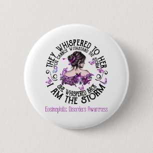 I Am The Storm Eosinophilic Disorders Awareness 2 Inch Round Button