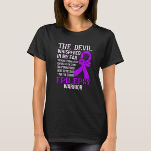 I Am The Storm Epilepsy Warrior Awareness Purple G T-Shirt