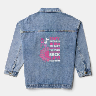 "I Am the Storm" Inspirational Pink Citation Desig