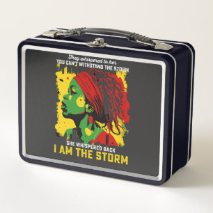I Am The Storm Juneteenth They Whispered To Her Metal Lunch Box
