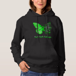 I Am The Storm Mental Health Awareness Butterfly Hoodie