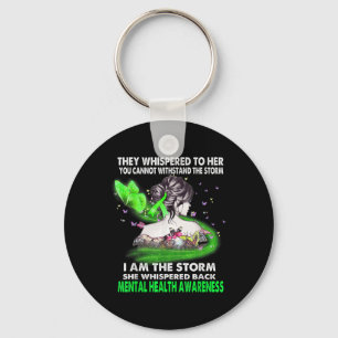 I Am The Storm Mental Health Awareness Keychain