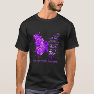 I Am The Storm Pediatric Stroke Awareness Butterfl T-Shirt