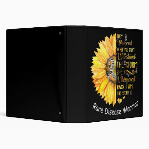 I am the Storm Rare Disease Warrior T-Shirt38  Binder