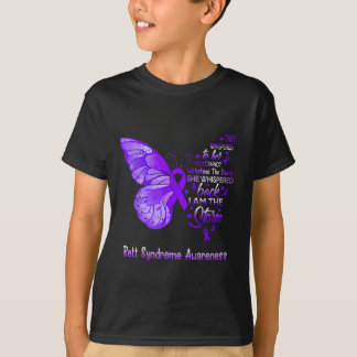 I Am The Storm Rett Syndrome Awareness Butterfly  T-Shirt