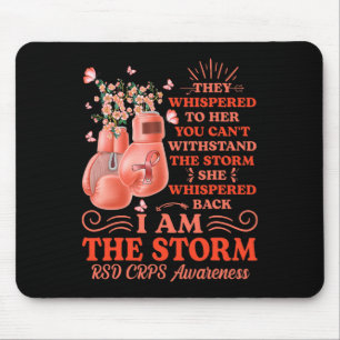 I Am The Storm Rsd Crps Awareness Boxing Gloves Bu Mouse Pad