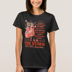 I Am The Storm Rsd Crps Awareness Boxing Gloves Bu T-Shirt