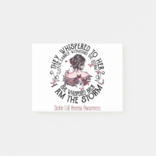 I Am The Storm Sickle Cell Anemia Awareness Post-it Notes