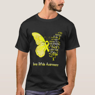 I Am The Storm Spina Bifida Awareness Butterfly T-Shirt