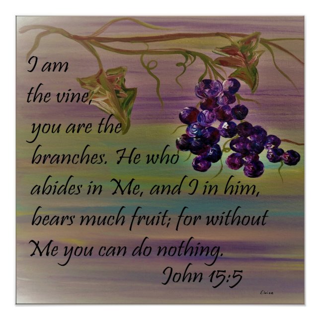 I am the Vine Poster (Front)