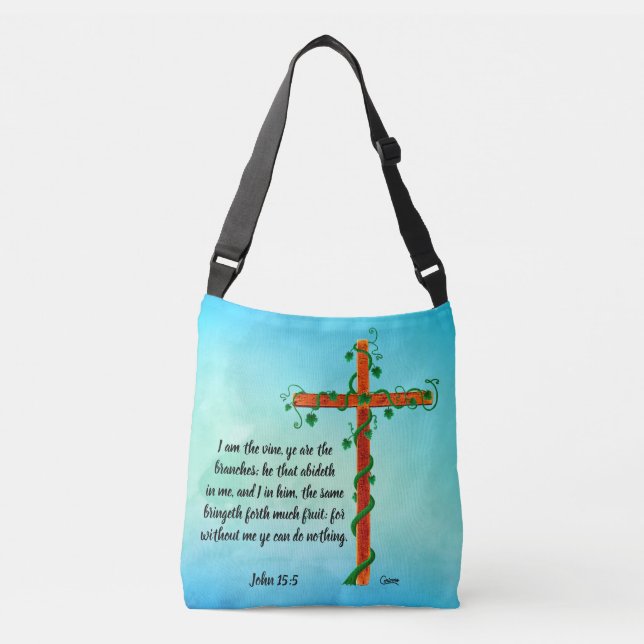 I Am the Vine - Sac fourre-tout transversal (Devant)
