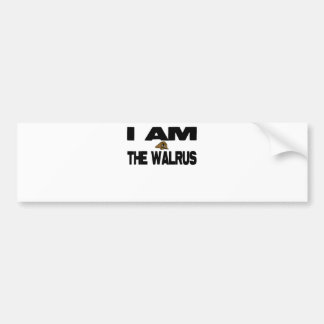I Am the Walrus Bumper Sticker