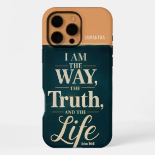 I Am the Way the Truth the Life Vintage Christian iPhone 16 Pro Max Case